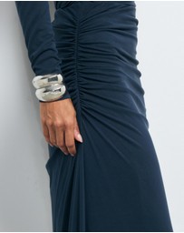 AERE - Ida Cupro Maxi Skirt
