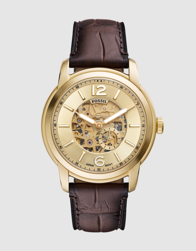 Fossil - Fossil Heritage Brown Analogue Watch