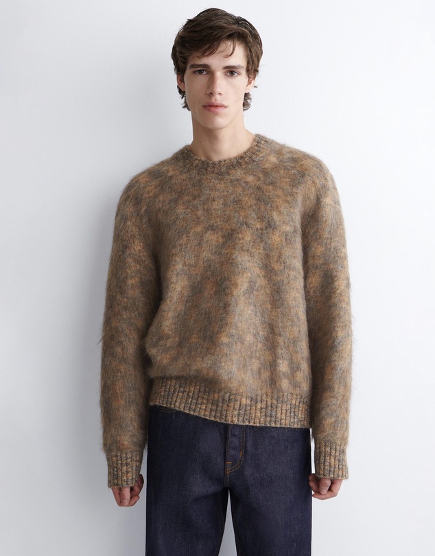 COS - Space-Dyed Mohair-Blend Crew-Neck Jumper
