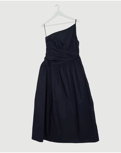 Revibe - Repaired AERE Priya Asymmetric Maxi Dress - AU 12
