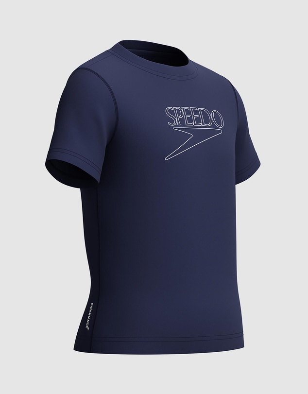 Speedo - SS Classic Logo Rashie - Kids-Teens