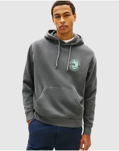 Tommy Jeans - Regular Washed Nov Hoodie