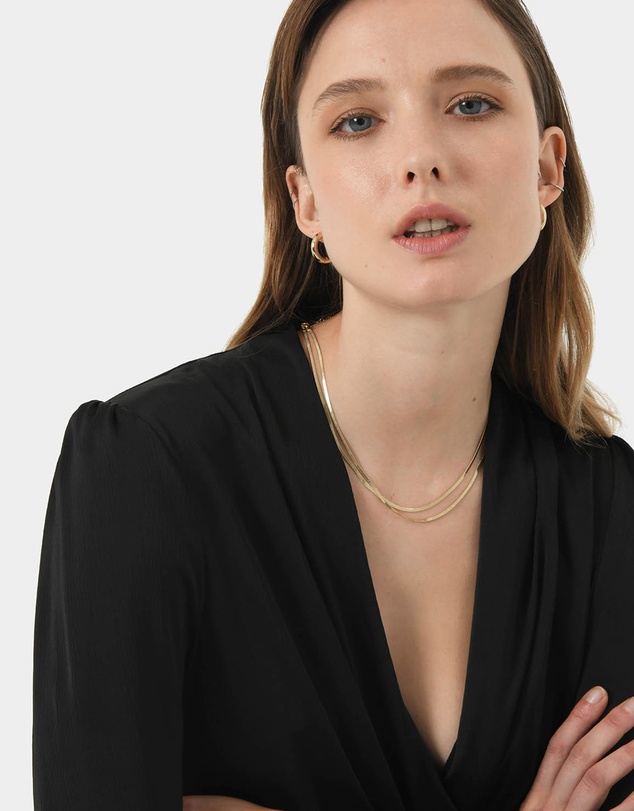 Forcast - Jaylen 16k Gold Plated Necklace
