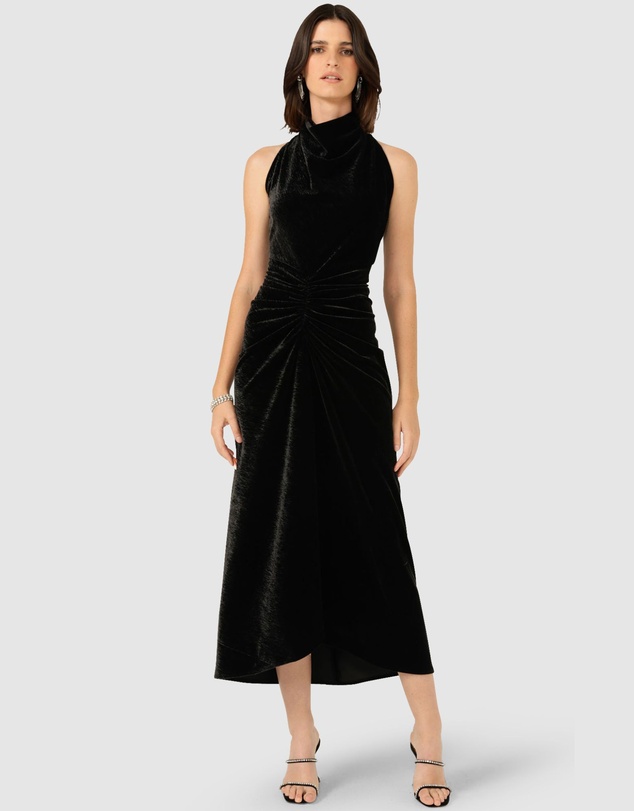 SACHA DRAKE - Lavish Cowl Dress In Black