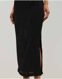 Atmos&Here - Plisse Maxi Slip Dress