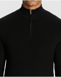 yd. - Washington Zip Cotton Knit Jumper