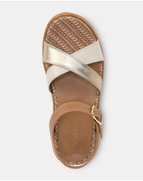 Vionic - Mar Platform Sandal - Camel/Gold