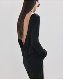 M.N.G - Draped Back Knitted Jumper