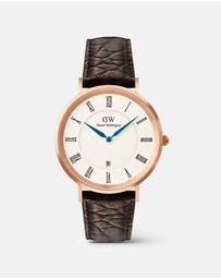 Daniel Wellington - Classic 40mm Roman Numerals Date Croc Belly