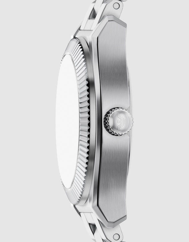 Emporio Armani - Silver Tone Analogue Watch