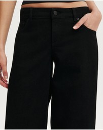Cotton On - Low Rise Wide Jeans