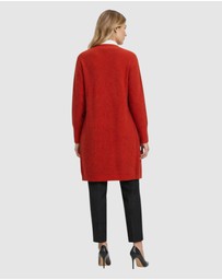 Honey and Beau - V Neck Rib Cardign