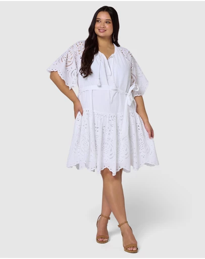 The Poetic Gypsy - Charms Broderie Mini Dress