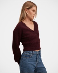 Forever New - Florence Knitted Wrap Jumper