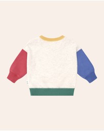 Huxbaby - Furry Huxbear Colour Block Sweat - Babies-Kids
