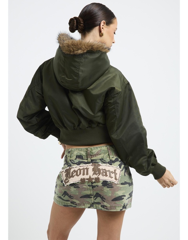Neon Hart - Boston Hooded Puffer Jacket