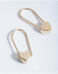 Lovisa - Gold Plated Sterling Silver Heart Locket Earring