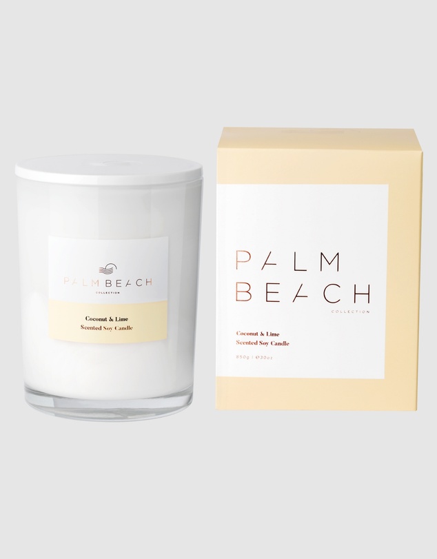 Palm Beach Collection - Coconut & Lime Scented Soy Candle 850g