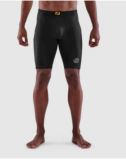 SKINS - SKINS Compression Men's Series-3 Running/Gym Half Tight Black