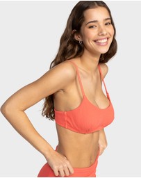 Roxy - Womens Aruba Bralette Dcup Bikini Top