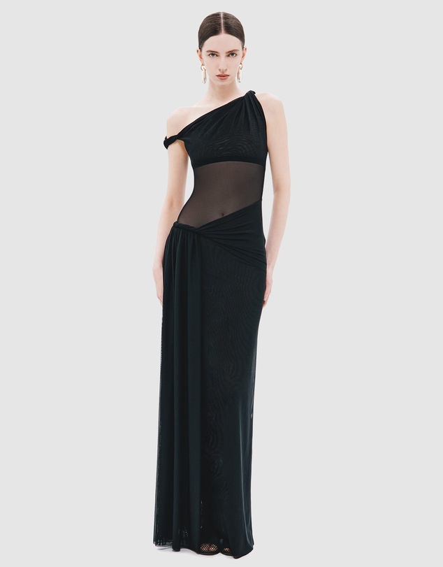MISHA - Sisal Mesh Maxi Dress