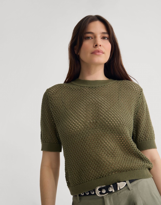 Oxford - Luna Cotton Knit Top