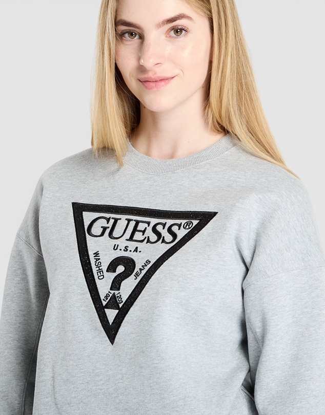 GUESS - Triangle Glitter Sweatshirt