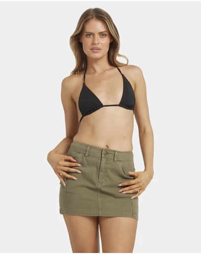 Billabong - Womens Hilary Cargo Denim Skirt