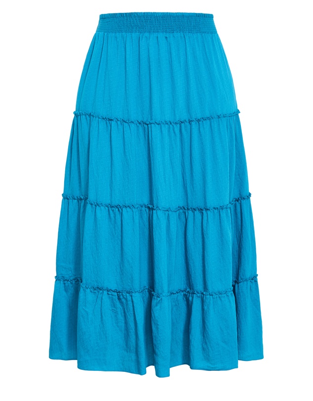City Chic - Boho Tiered Maxi Skirt