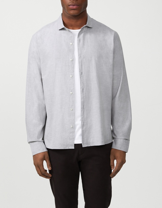 Van Heusen - Linen Cotton Blend Shirt