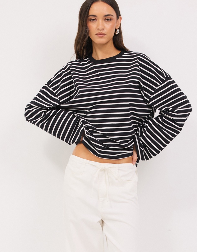 Calli - Stripe Long Sleeved Tee