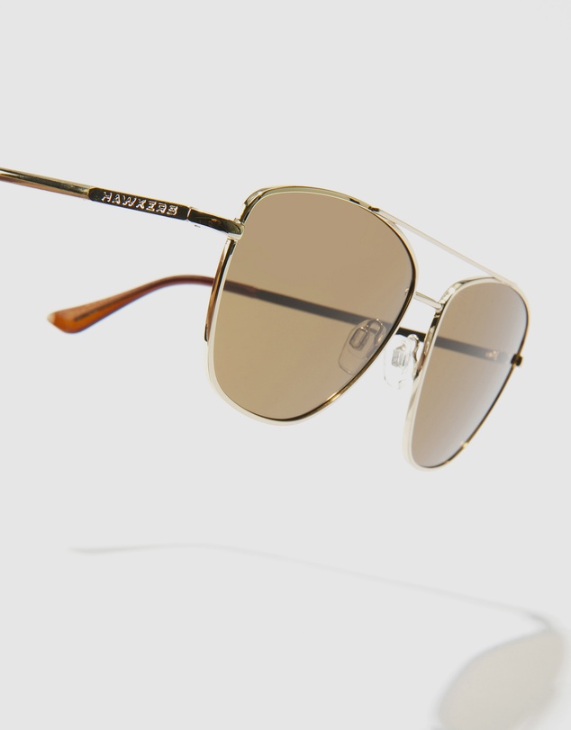 Hawkers Co - HAWKERS - Polarized Gold Olive LAX Sunglasses for Men and Women UV400
