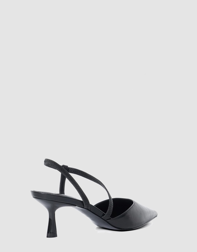 Dune London - Citrus - Black Leather