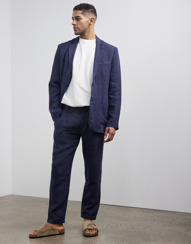 AERE - Linen Pleated Pants