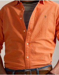 Polo Ralph Lauren - Custom Fit Garment-Dyed Oxford Shirt - ICONIC EXCLUSIVE