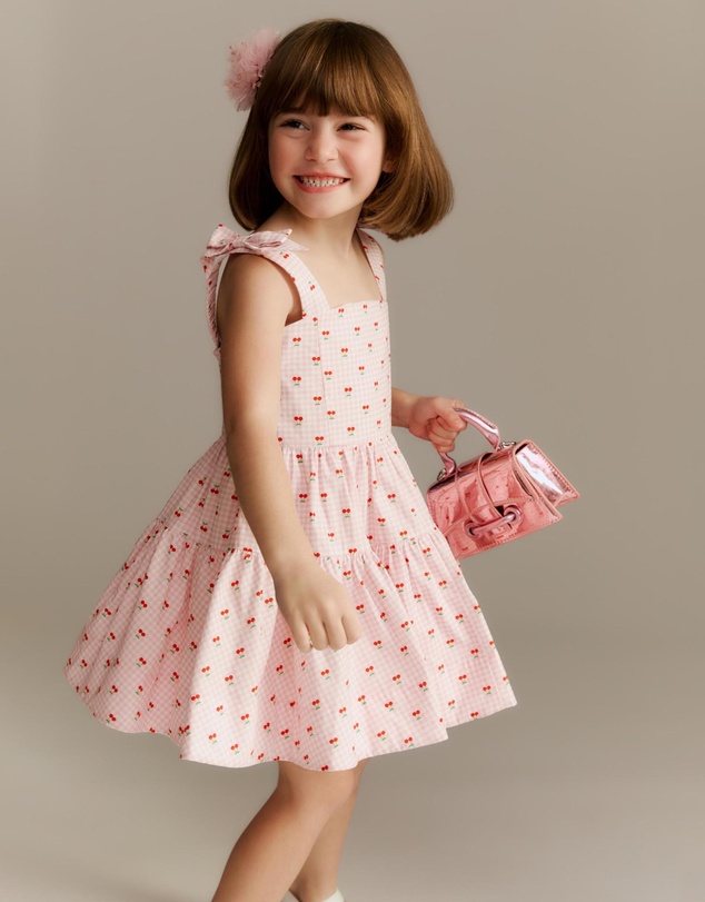 Bardot Junior - Suki Cherry Mini Dress - Kids-Teens