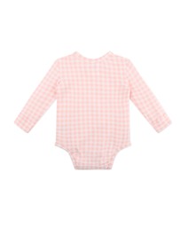 Kynd Baby - Comfy Bodysuit Long Sleeve in Petal Gingham