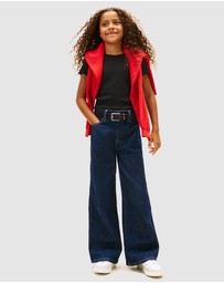 Tommy Hilfiger - Ruffle Ribbed Top - Teens