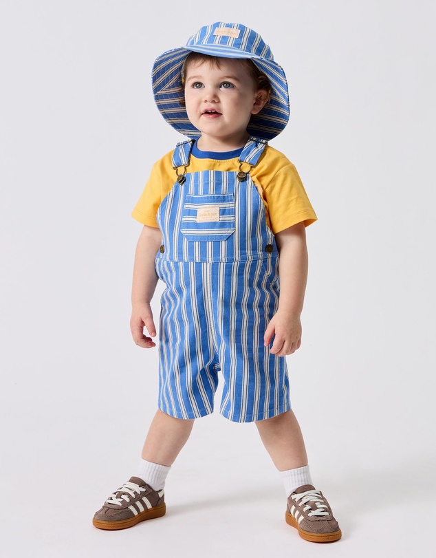 Goldie + Ace - Lightweight Cotton Twill Stripe Bucket Hat - ICONIC EXCLUSIVE - Babies-Teens