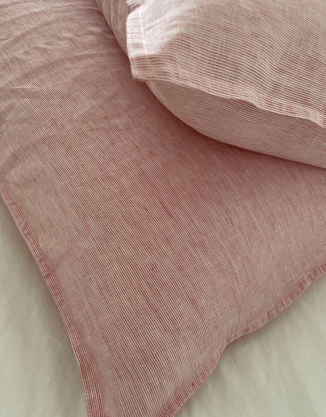 SILK MAGNOLIA - French Linen Pillowcase