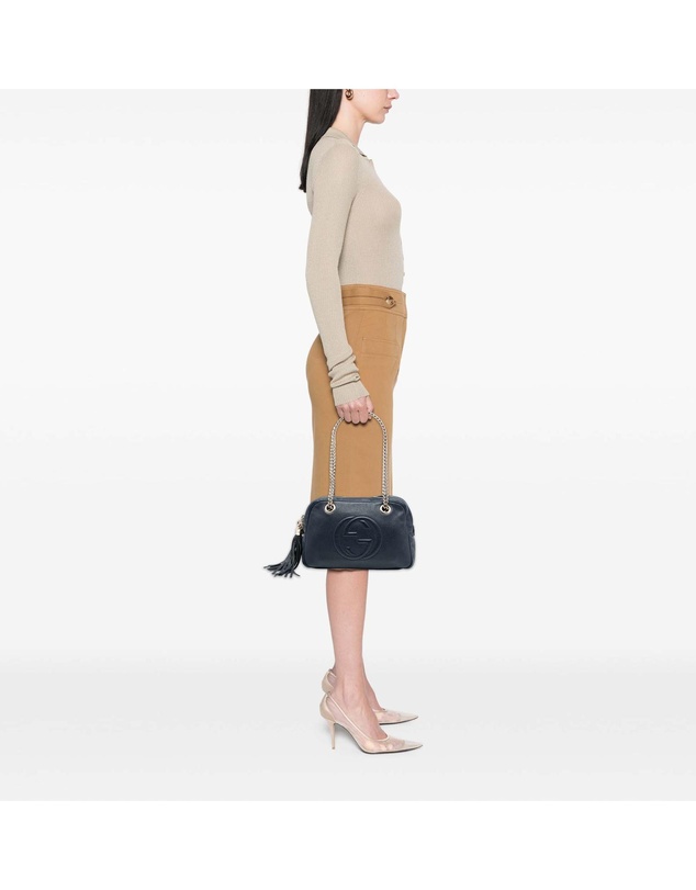Pre-Loved by Azura Reborn - Pre-Loved Leather Soho Chain Zip Shoulder Bag