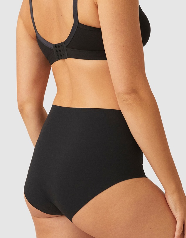 Naturana - Cotton & Modal Seamless High Waist Brief