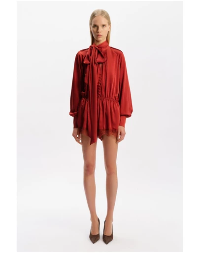 Bardot - Petra Long Sleeve Playsuit