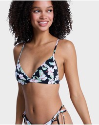 Roxy - Womens Printed Essentials Fixed Tri Bikini Top