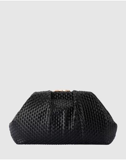 Olga Berg - Martinique Woven Clutch