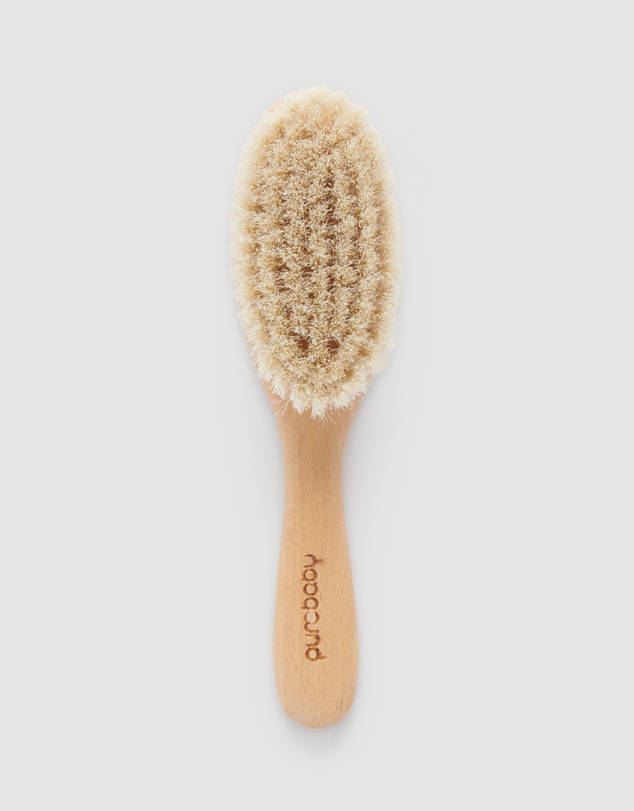 Purebaby - Purebaby Goat Hair Brush w box-Babies