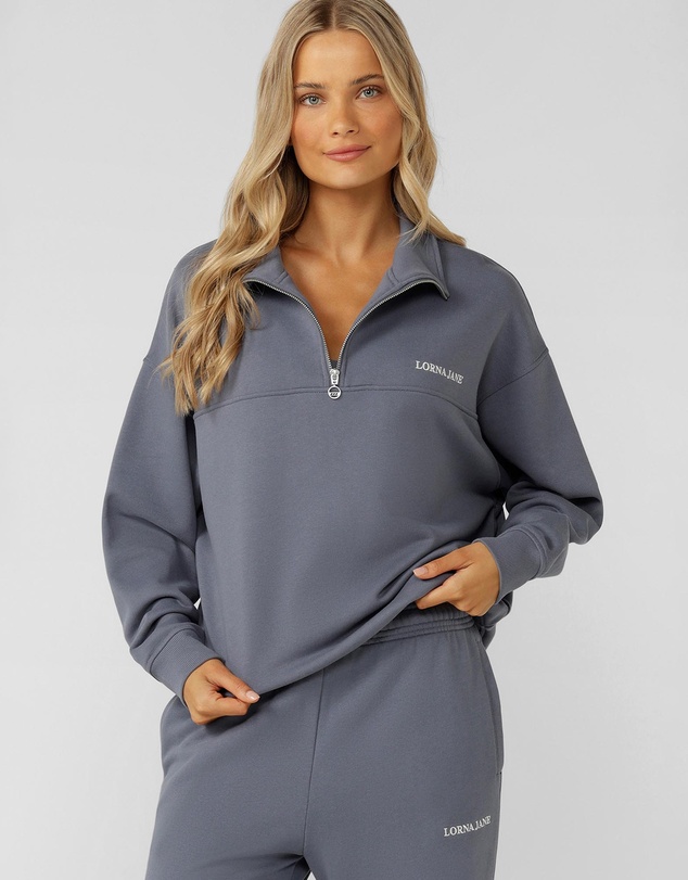 Lorna Jane - Streamline Quarter Zip Sweat