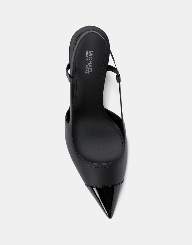 Michael Kors - Alora Toe Cap Mid Slingback Heels - Women's