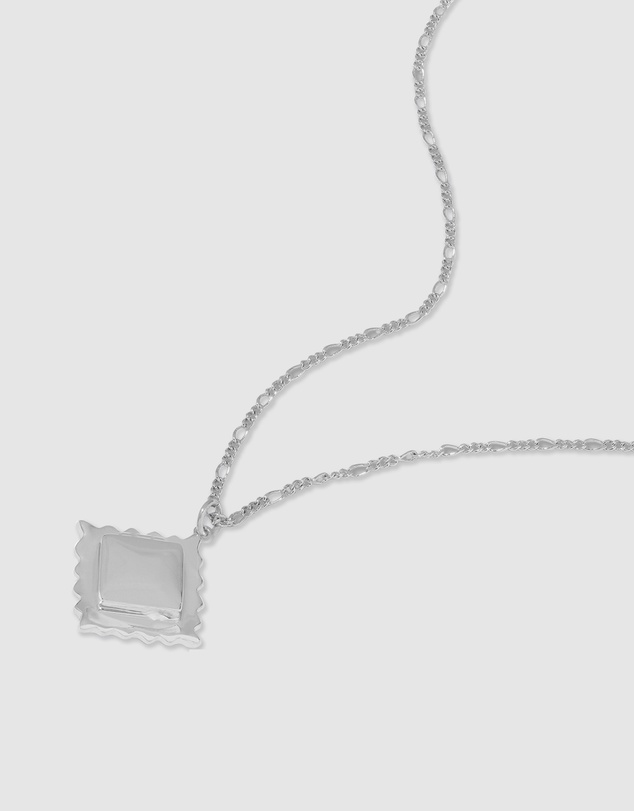 Wanderlust + Co - Ravioli Silver Necklace