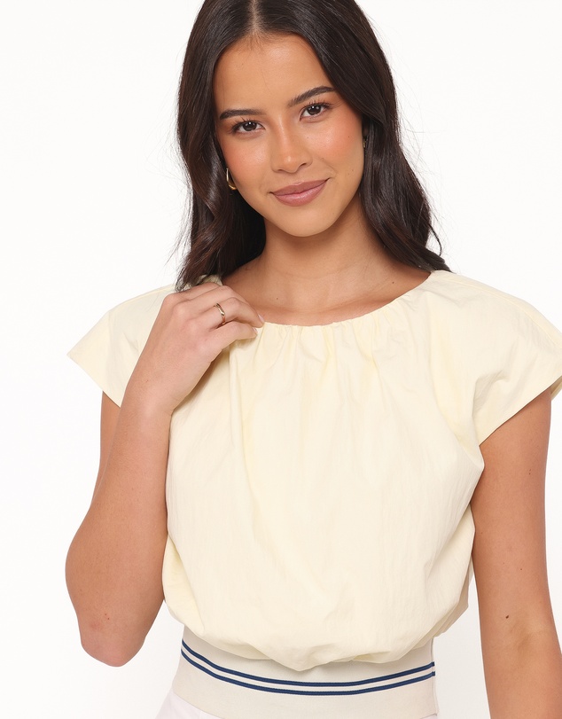 Petal & Pup - Adam Top - Pale Yellow